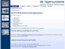Tablet Screenshot of db-lagersysteme.de